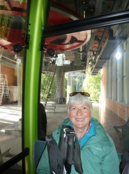 Start in der Kabinenbahn zum Hexentanzplatz