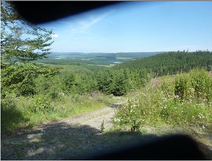 5.5 Blick vom Sassenkopf mit Feuchtigkeitsschaden