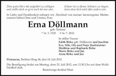 Erna Dllmann 